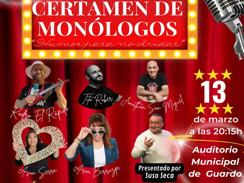 Humor para no olvidar, AFA Guardo III Certamen de Monólogos